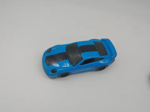 Hot Wheels Porsche 911 GT2 996 kék 6. kép