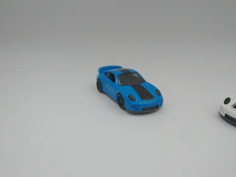 Hot Wheels Porsche 911 GT2 996 kék 4. kép